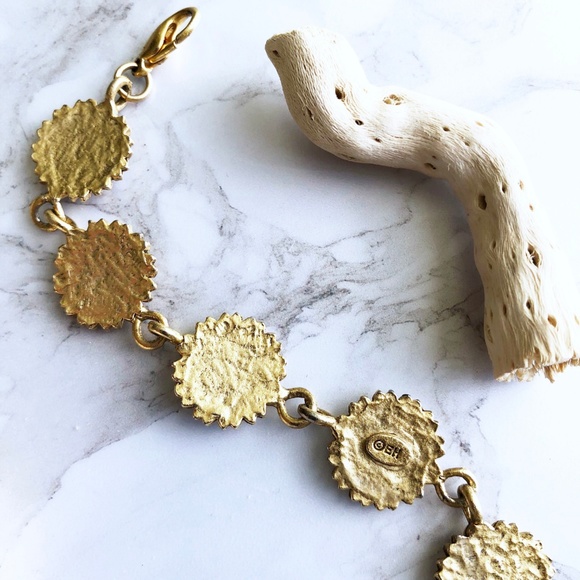 Vintage Signature Sunflower Bracelet - Picture 6 of 7